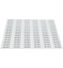 Sticker Metal Label AM